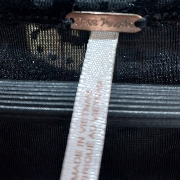 Free People Velvet Burnout Studded City Lights Top Size Small - Picture 4 of 5